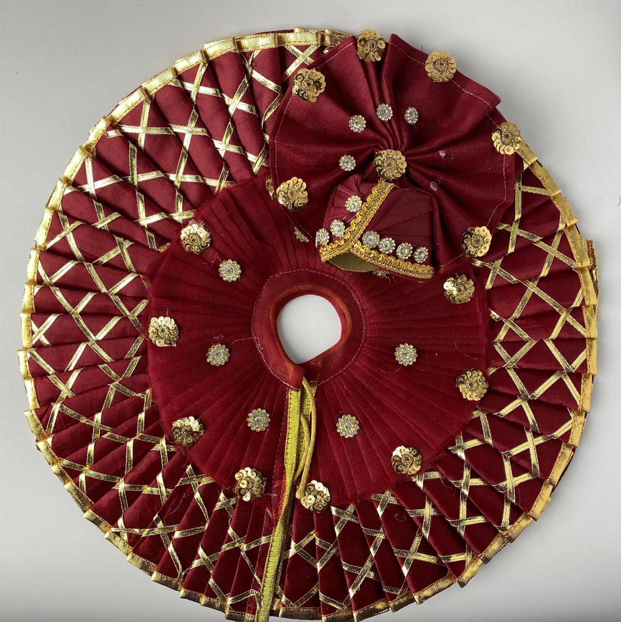 Heavy poshak for 7-8 no Laddoo gopal