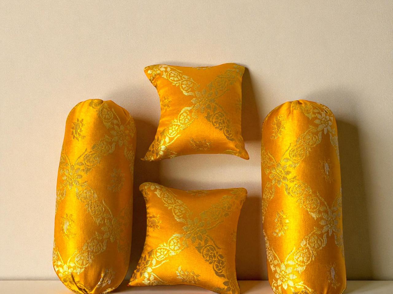 Pillow set for Laddoo Gopal (Yellow)