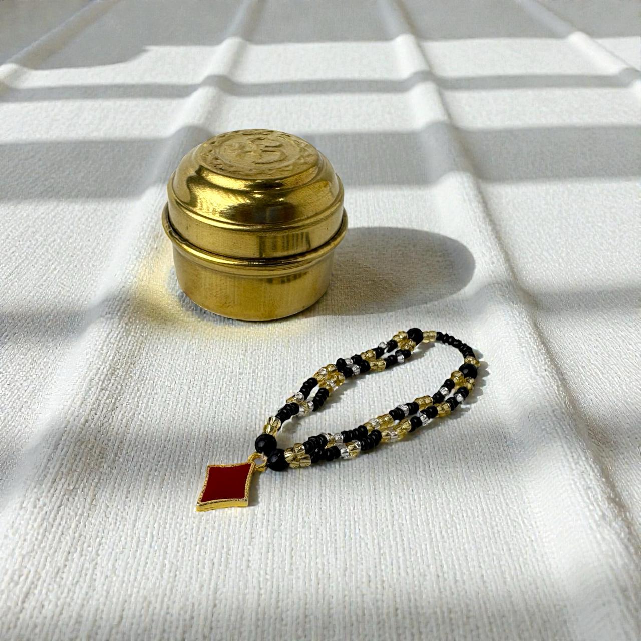 Mangal sutra with brass sindoor dani