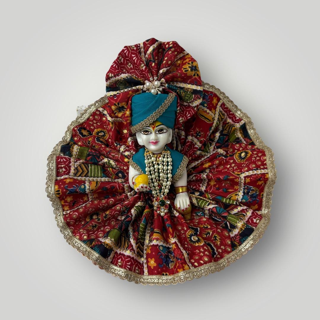 Bandhani print for LAddoo Gopal