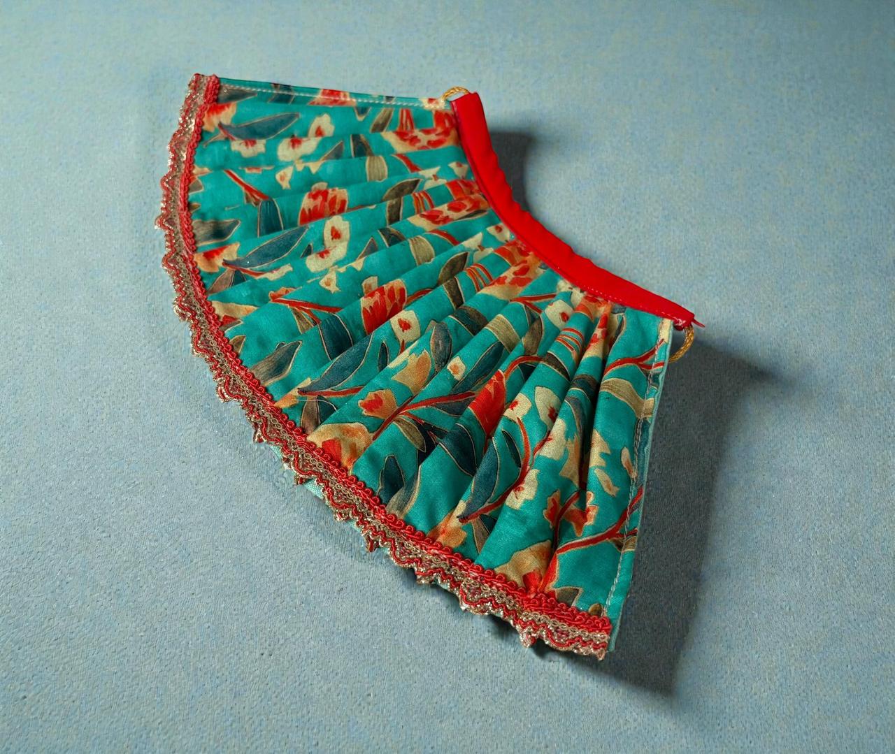 Lehenga Choli for Matarani (Green Silk)