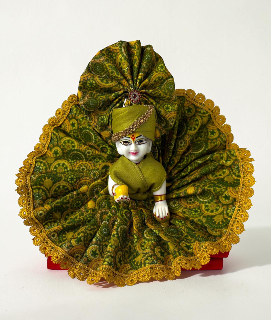 Parrot Green poshak (Without pagdi)
