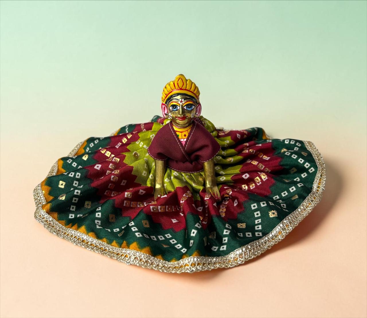 Rajwadi Bandhani for Radharani