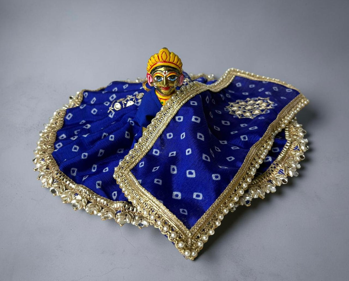 Shyam Manohar poshak for Radharani with chunni