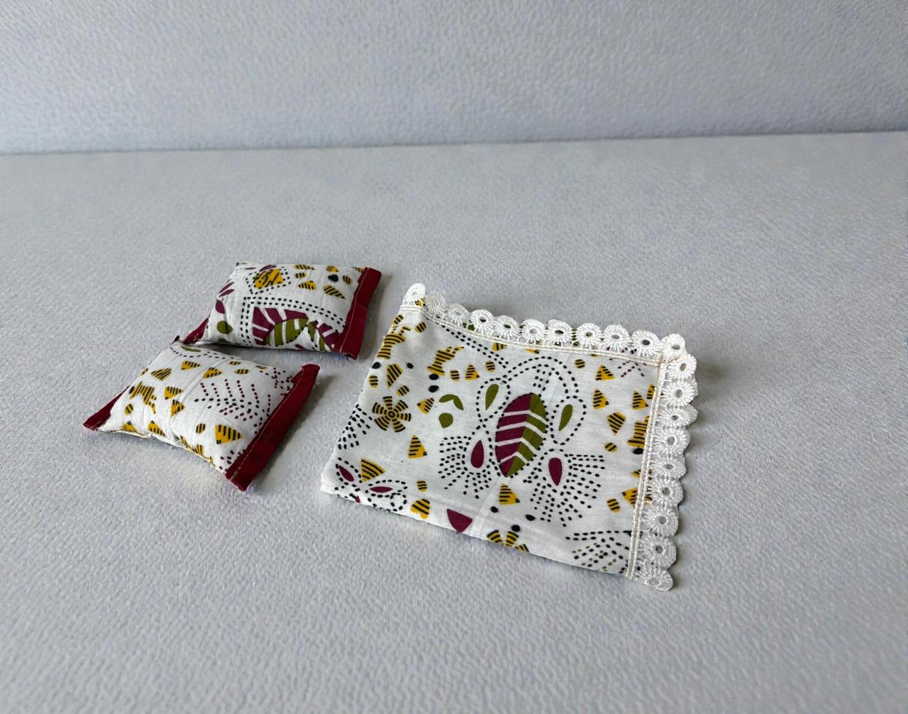 Dohar matress and pillow set (White)