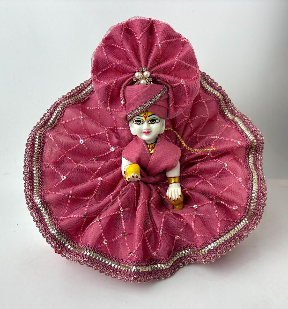 Pink net for Laddoo Gopal