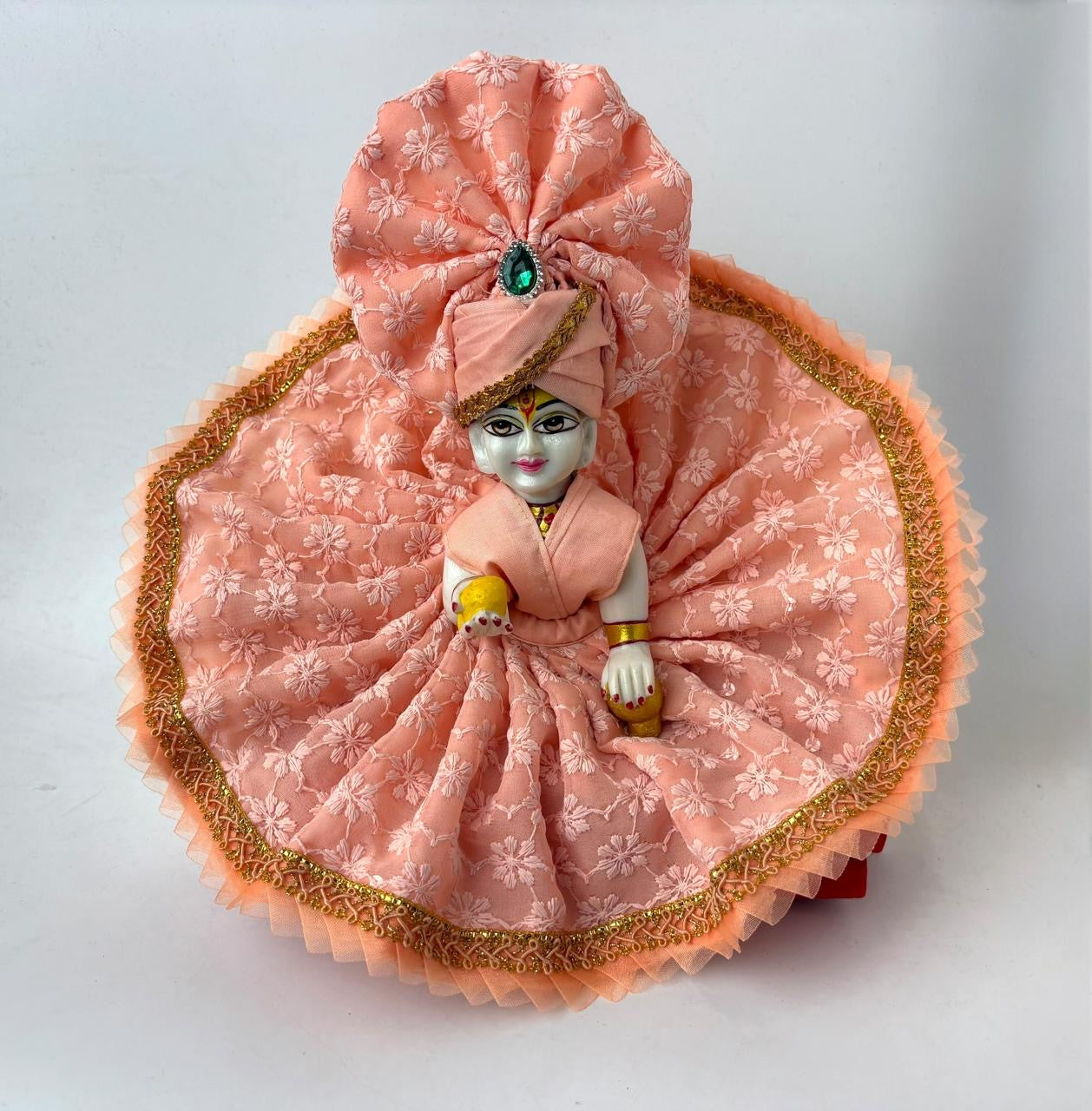 Soft pink dress for LADDOO GOPAL