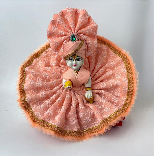 Soft pink dress for LADDOO GOPAL