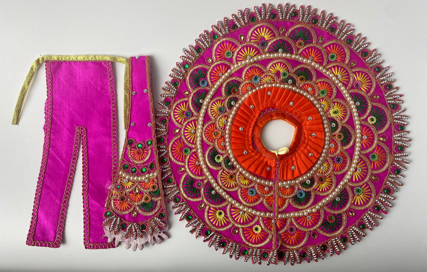 Poshak for 5 no Laddoo gopal