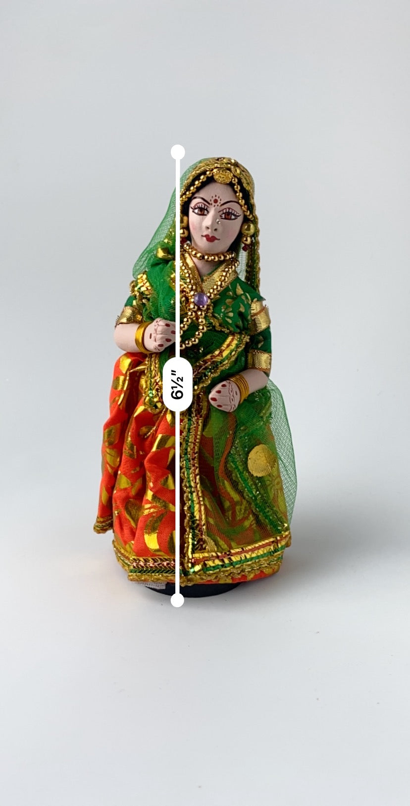 Beautiful wooden doll