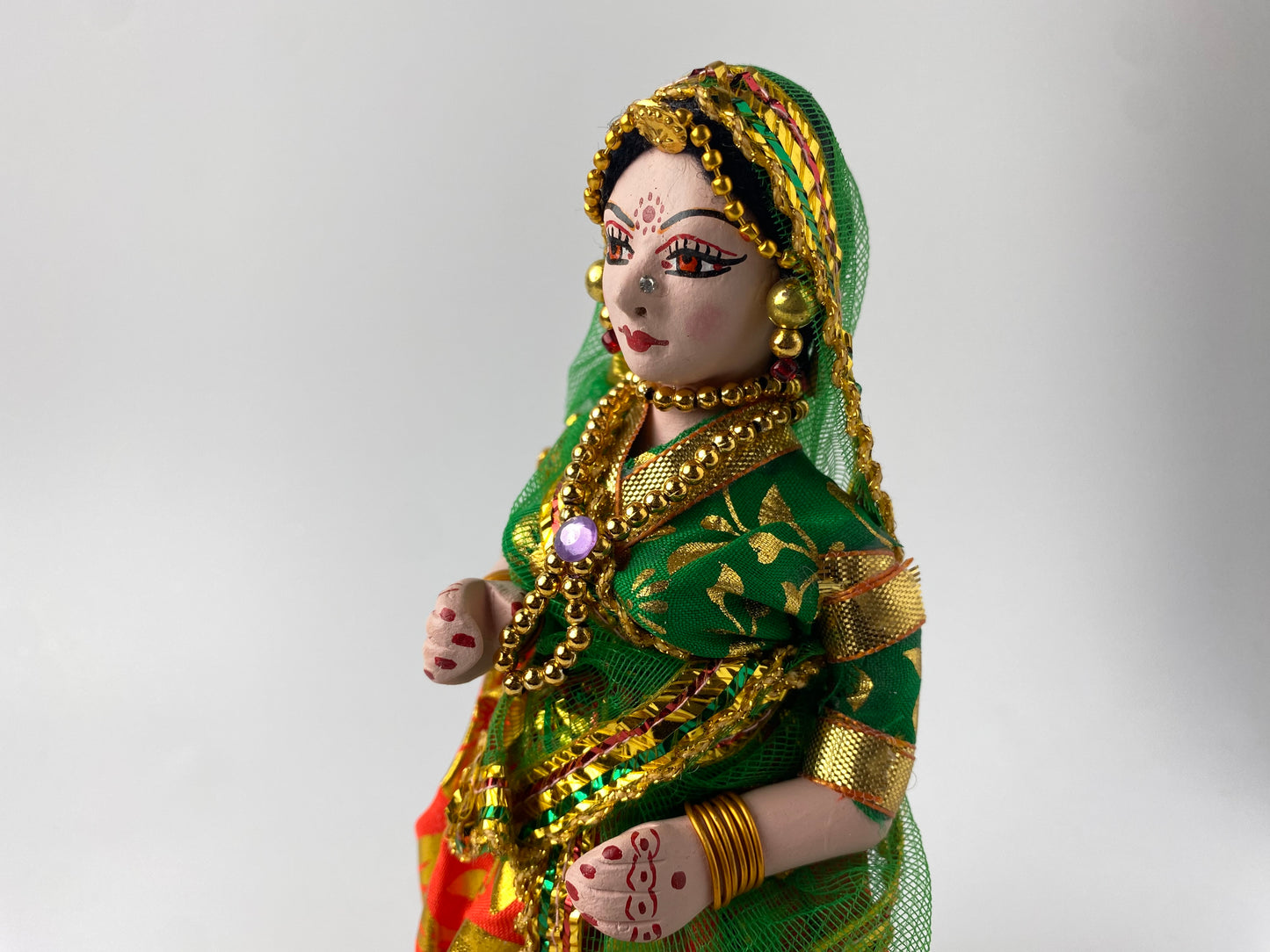 Beautiful wooden doll