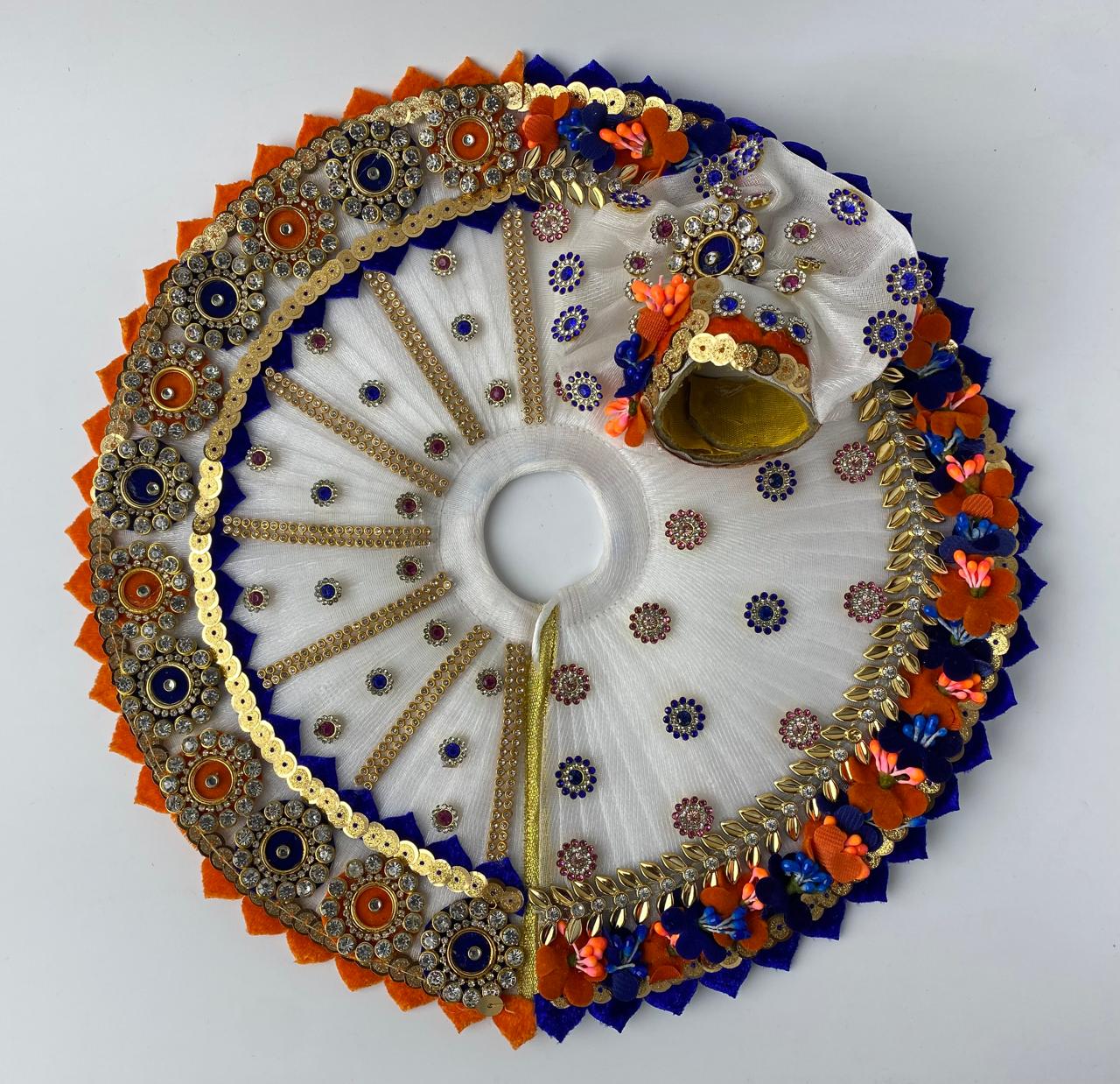 Heavy poshak in white