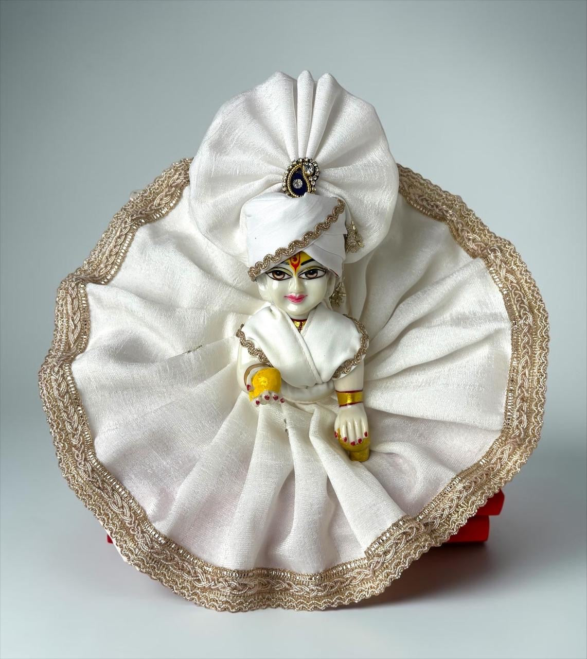 Shwet Ratna Poshak for Laddoo Gopal