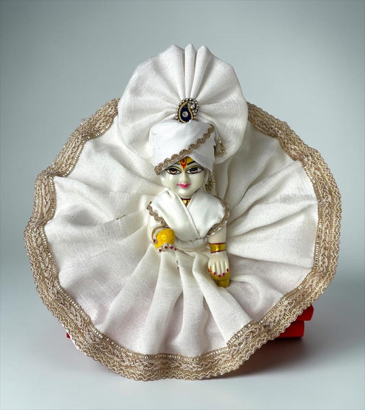 Shwet Ratna Poshak for Laddoo Gopal