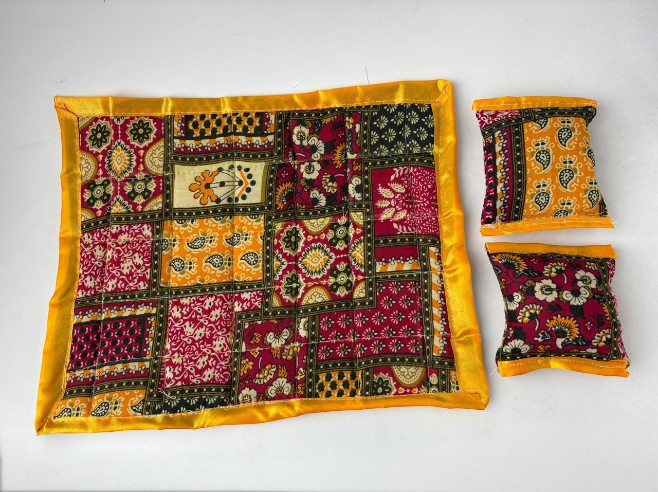 Dohar matress and pillow set (Yellow)