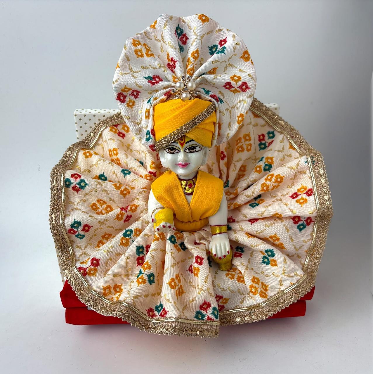 Colourful print for Laddoo Gopal