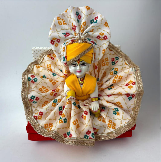 Colourful print for Laddoo Gopal