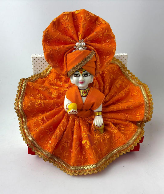 Orange net For Laddoo Gopal