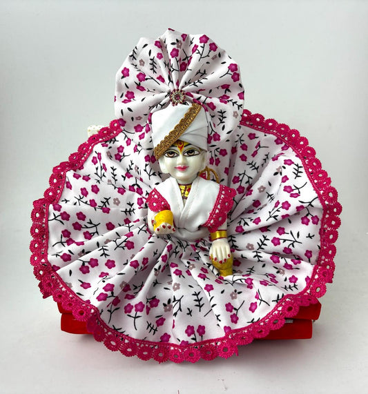 White cotton for Laddoo Gopal
