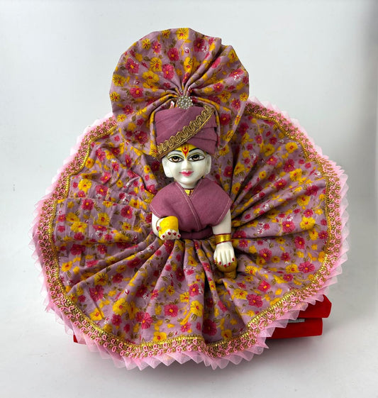 Printed pink for Laddoo Gopal