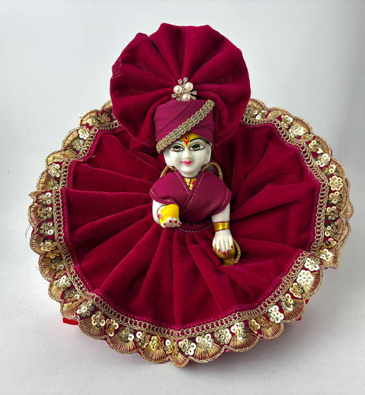 Pink Velvet (NEW) for Laddoo gopal