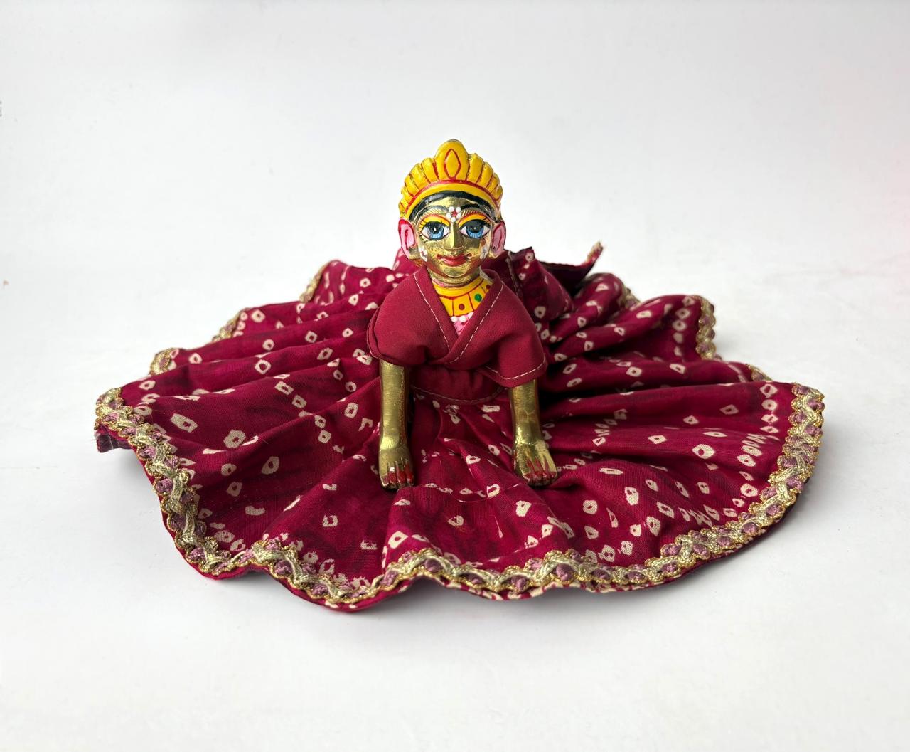 Pink Chunriprint for Radharani