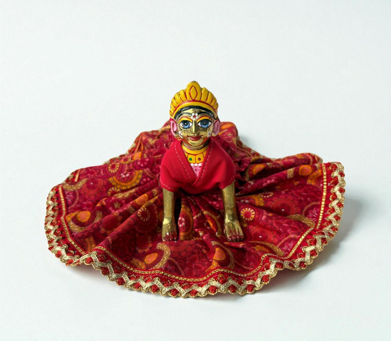 Red Printed for radharani