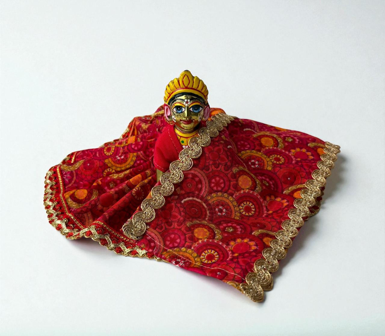 Red Printed for radharani