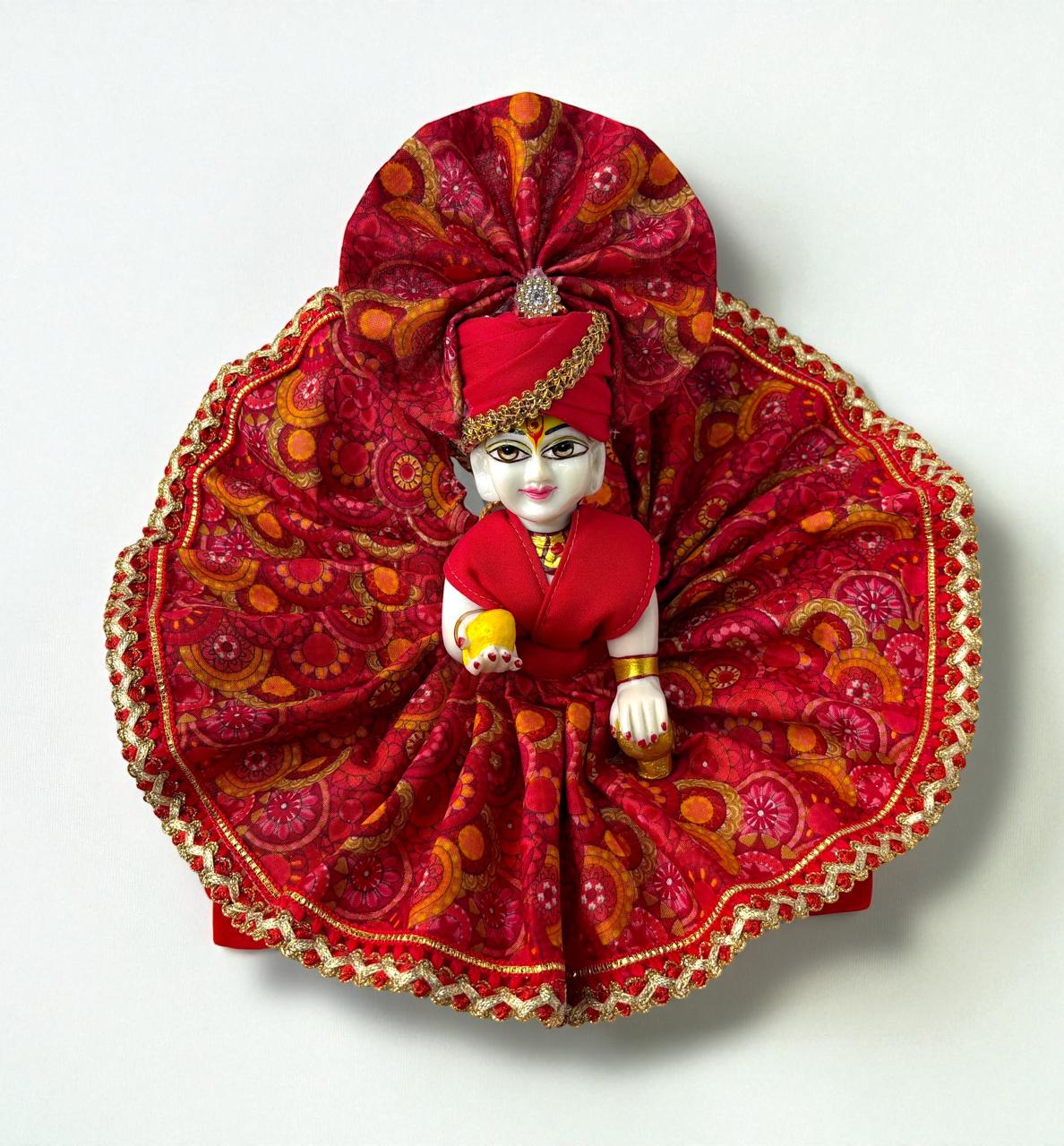 Printed Red (NEW) for Laddoo Gopal