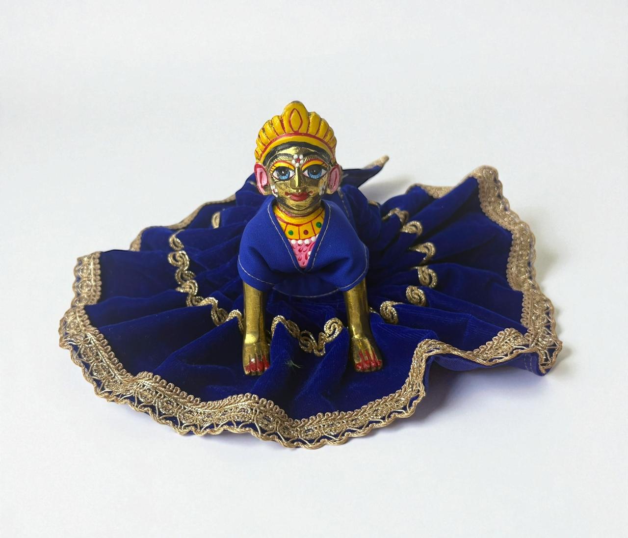 Blue velvet for Radharani