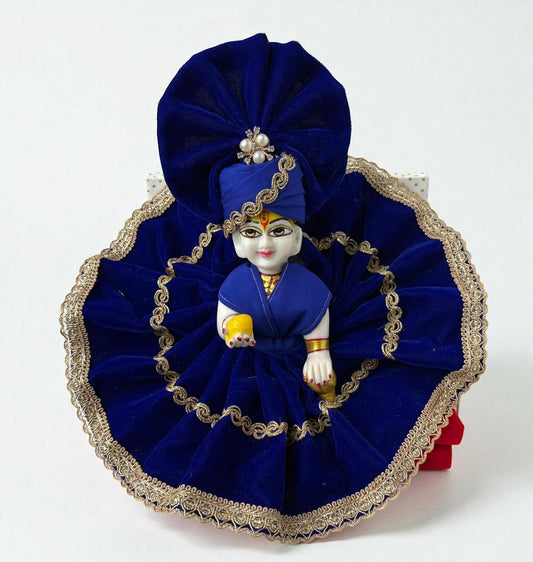 Blue velvet for Laddoo Gopal
