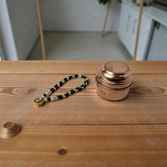 Mangal sutra with brass sindoor dani