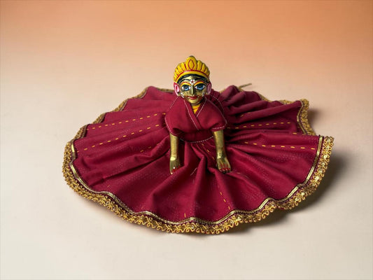 Royal Maroon for Radharani
