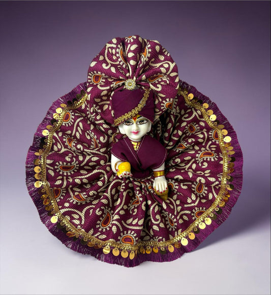 Royal Purple Designer Poshak