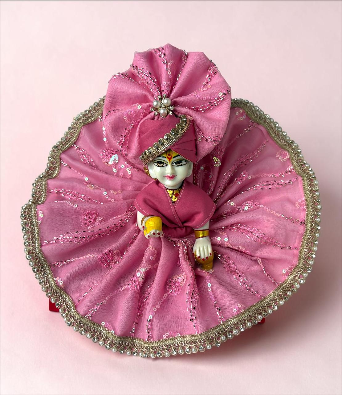 Pink Pearl Shringar poshak