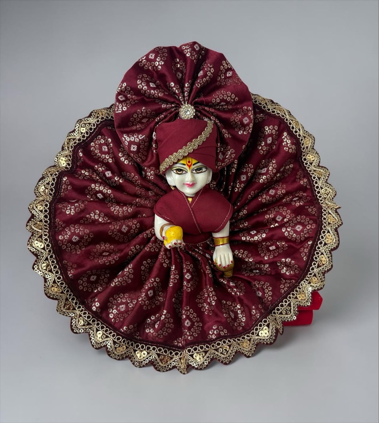 Rajsi Maroon Poshak