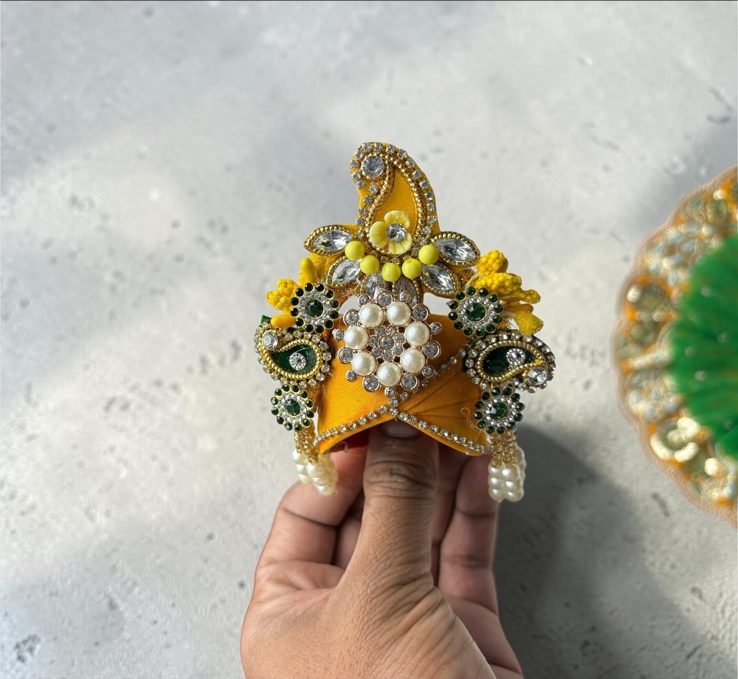 Maharaj Shringar Poshak (Green)