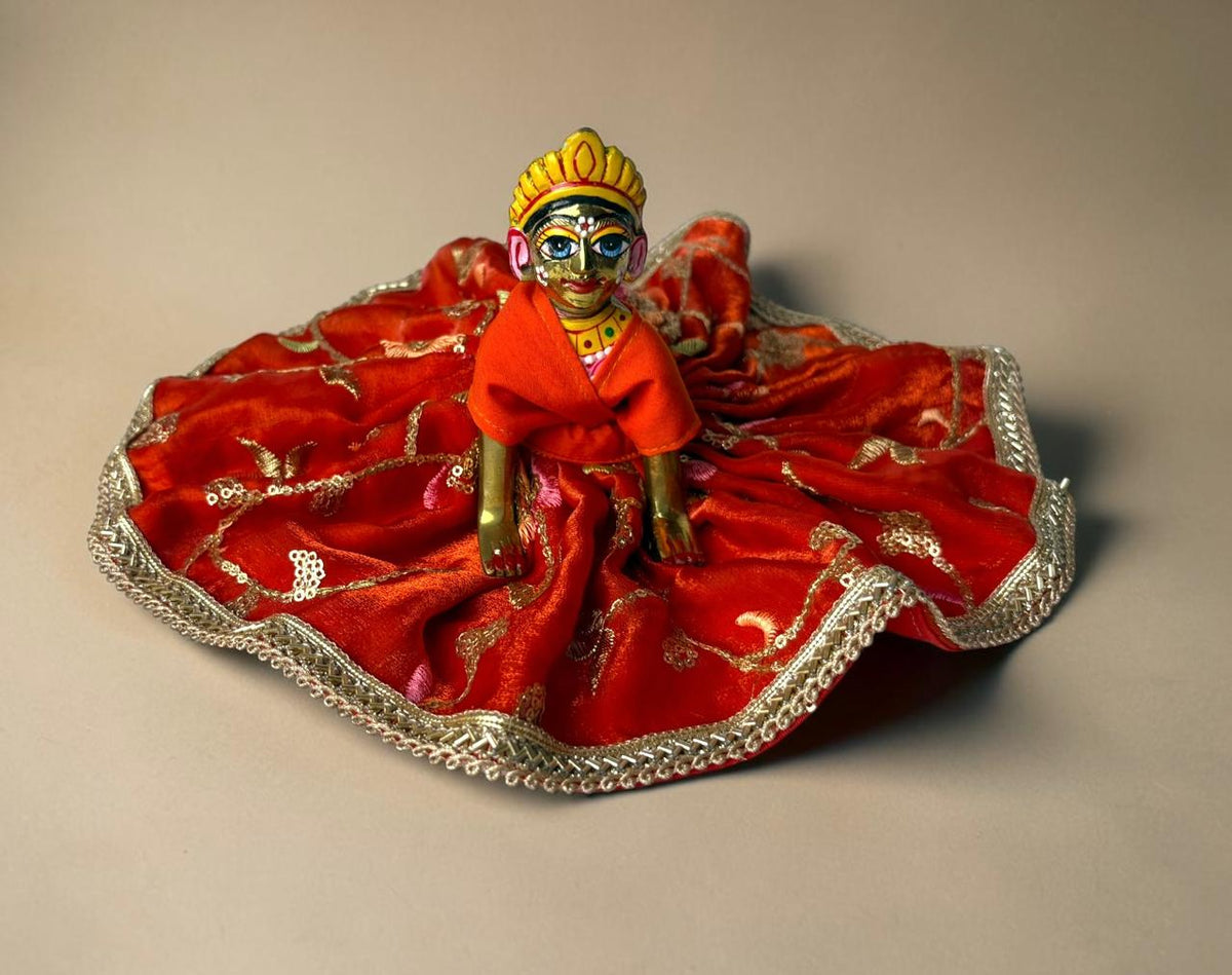 Kesariya Poshak for Radharani