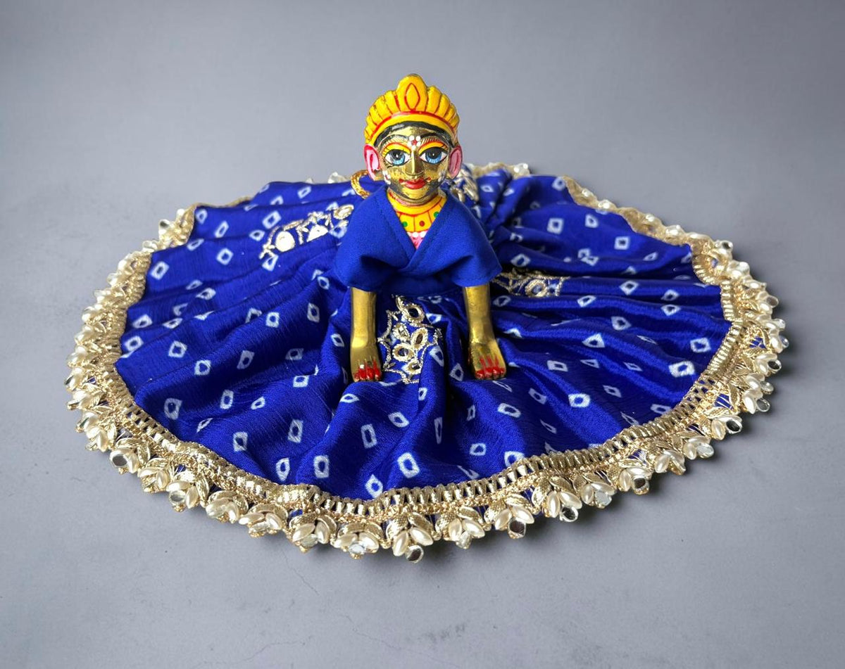 Shyam Manohar poshak for Radharani with chunni