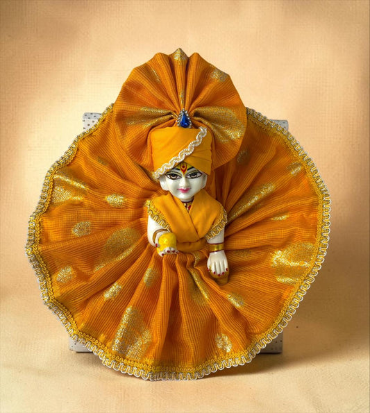 Sunehri Shringar Poshak for Laddoo Gopal