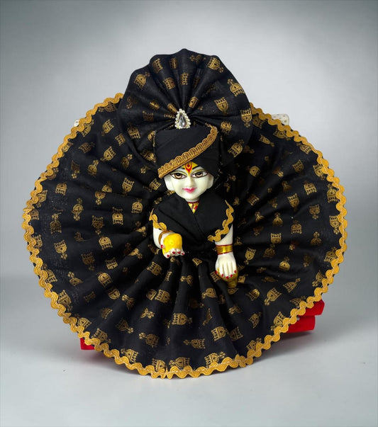 Black Royale Laddoo Gopal Poshak