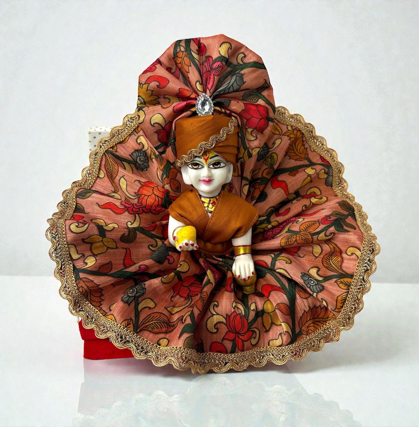 Orange silk for Laddoo Gopal