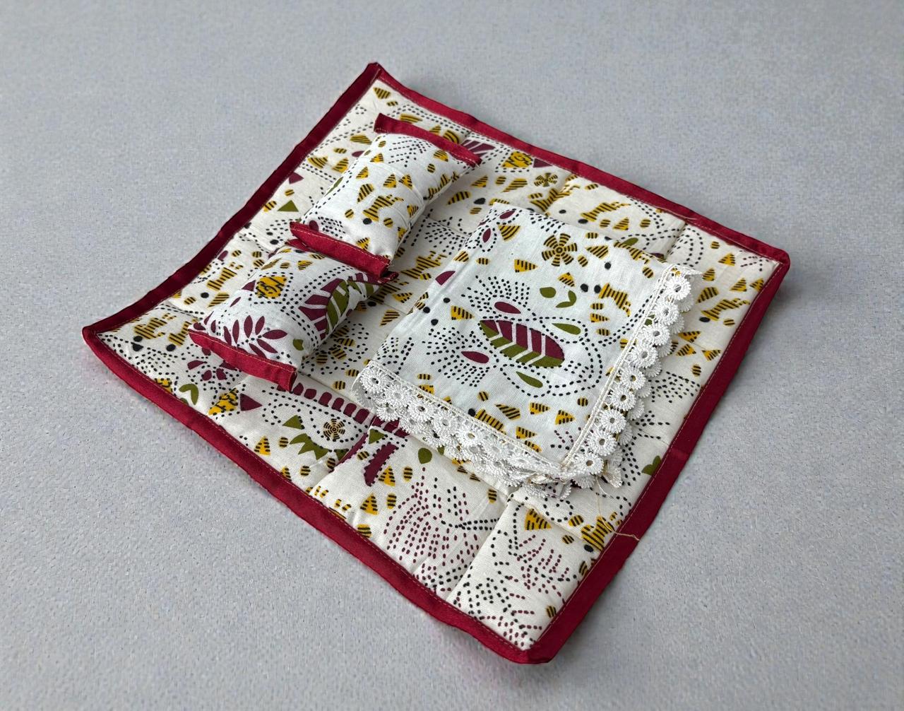 Dohar matress and pillow set (White)