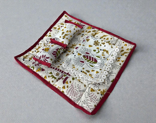 Dohar matress and pillow set (White)