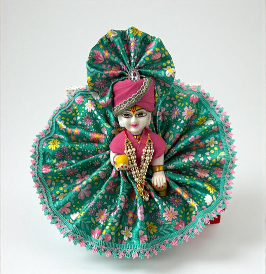 Green Printed for Laddoo Gopal