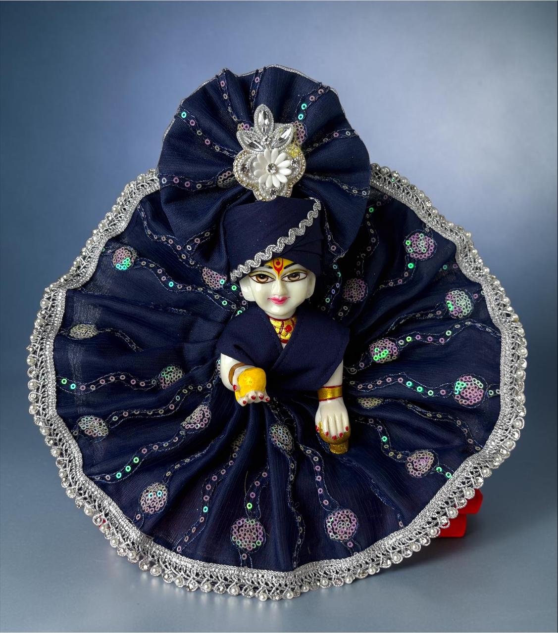 Neel Shahi Poshak for Laddoo Gopal