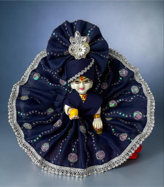 Neel Shahi Poshak for Laddoo Gopal