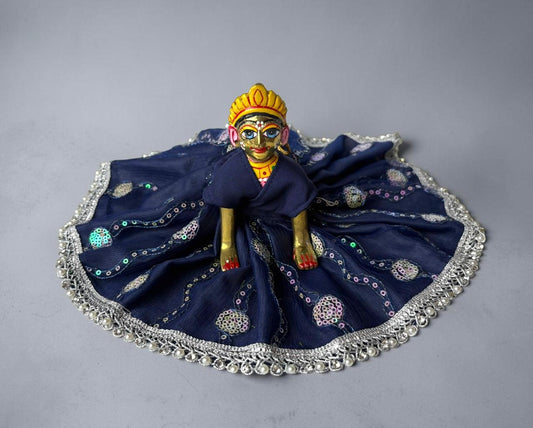 Neel shahi poshak for Radharani