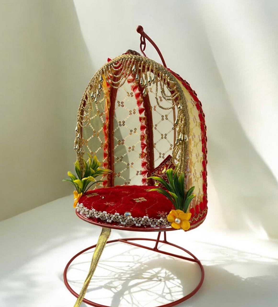 Hanging jhoola for Laddoo Gopal