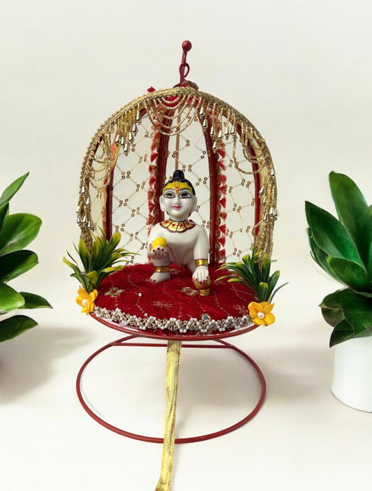 Hanging jhoola for Laddoo Gopal